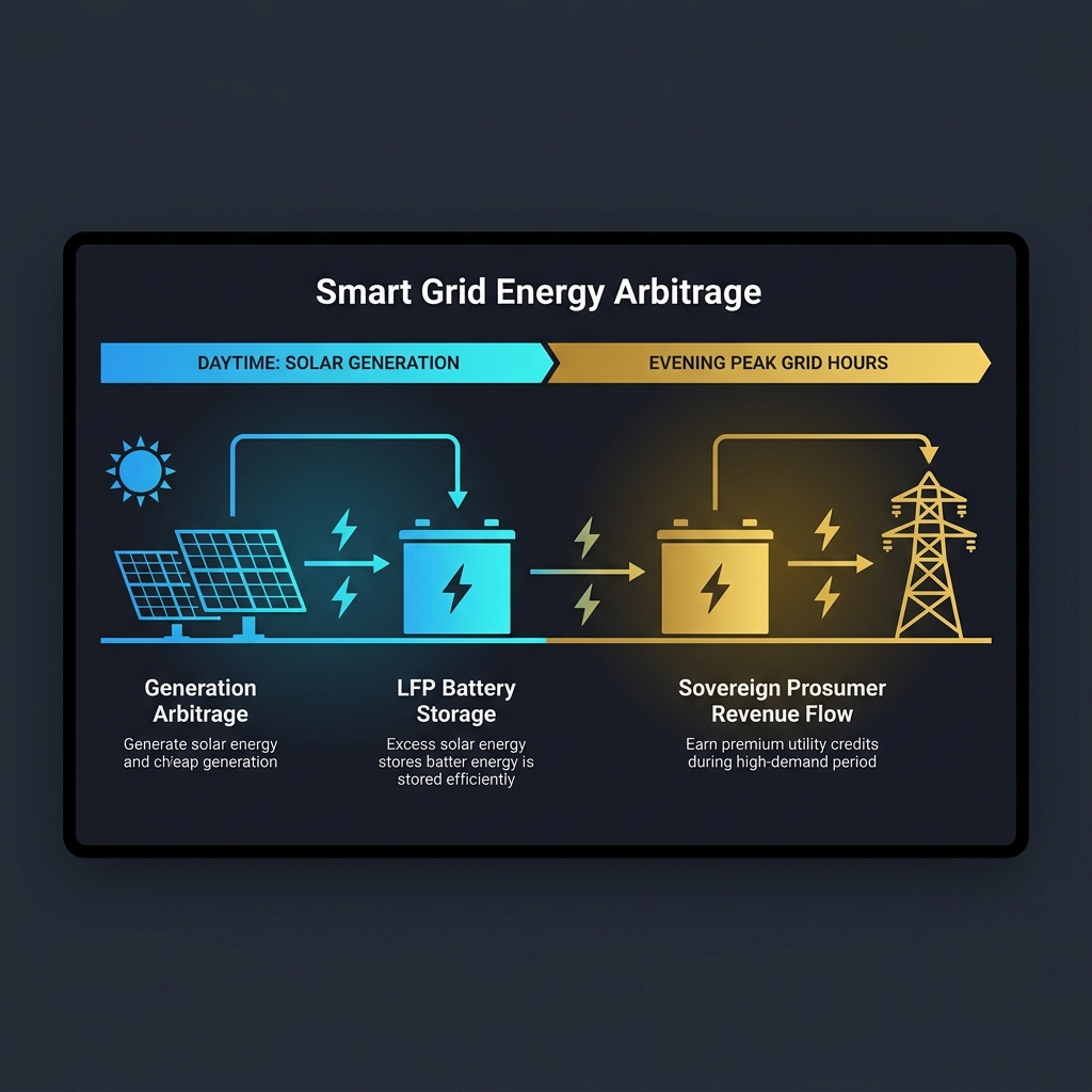 Smart Grid Energy Arbitrage Cycle