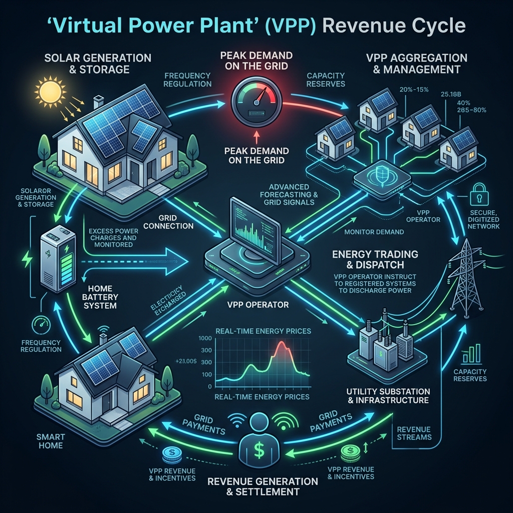 Virtual Power Plant Revenue Cycle